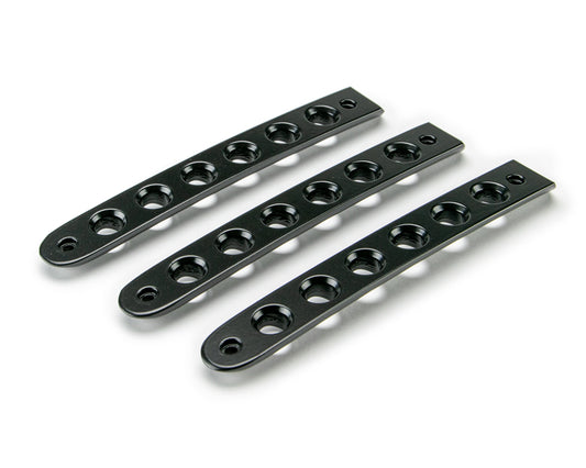 07-18 Jeep JK 2-Door Black Door Handles Inserts; 3-Pieces by DV8 Offroad