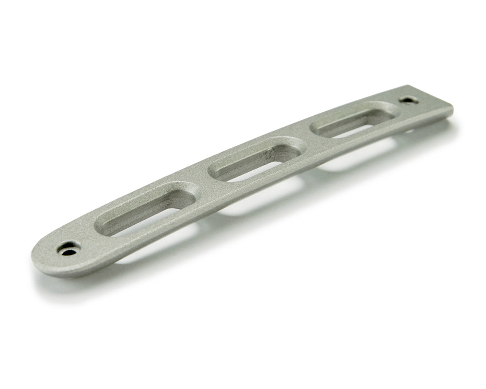 07-18 Jeep JK 2-Door Silver Slot Door Handle Insert; 3-Pieces by DV8 Offroad