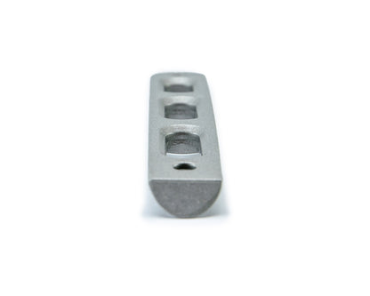 07-18 Jeep JK 2-Door Silver Slot Door Handle Insert; 3-Pieces by DV8 Offroad