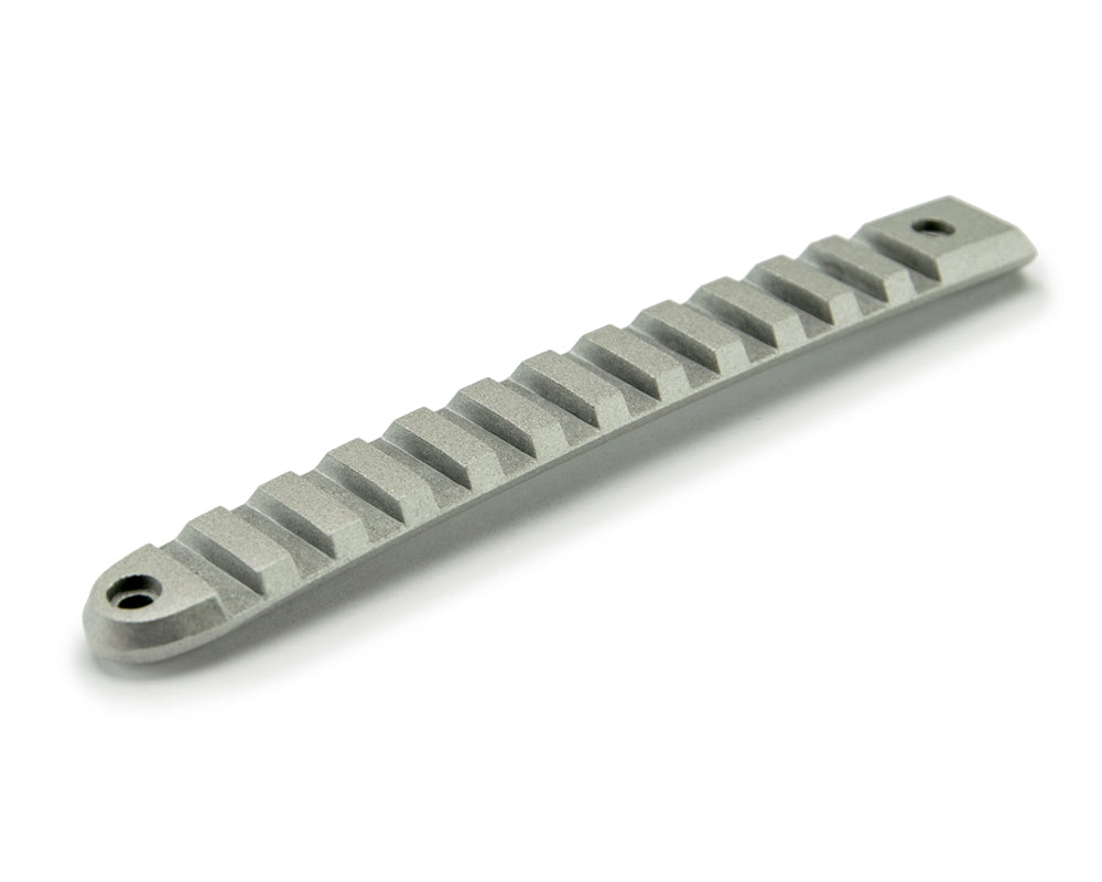 07-18 Jeep JK 2-Door Silver Rail Door Handle Insert; 3-Pieces by DV8 Offroad
