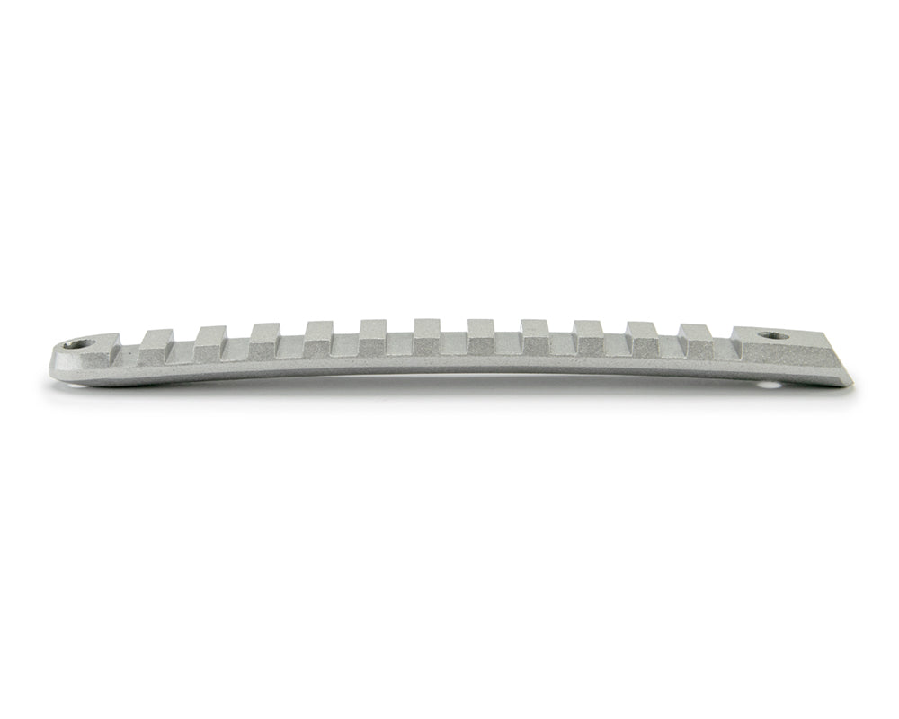 07-18 Jeep JK 2-Door Silver Rail Door Handle Insert; 3-Pieces by DV8 Offroad