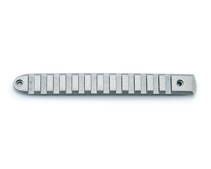 07-18 Jeep JK 2-Door Silver Rail Door Handle Insert; 3-Pieces by DV8 Offroad