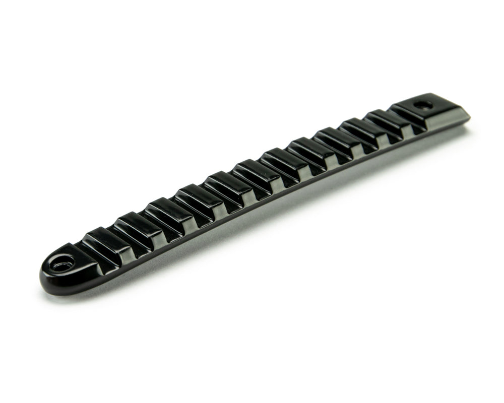 07-18 Jeep JK 2-Door Black Rail Style Door Handle Insert; 3-Pieces by DV8 Offroad
