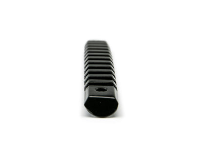 07-18 Jeep JK 2-Door Black Rail Style Door Handle Insert; 3-Pieces by DV8 Offroad