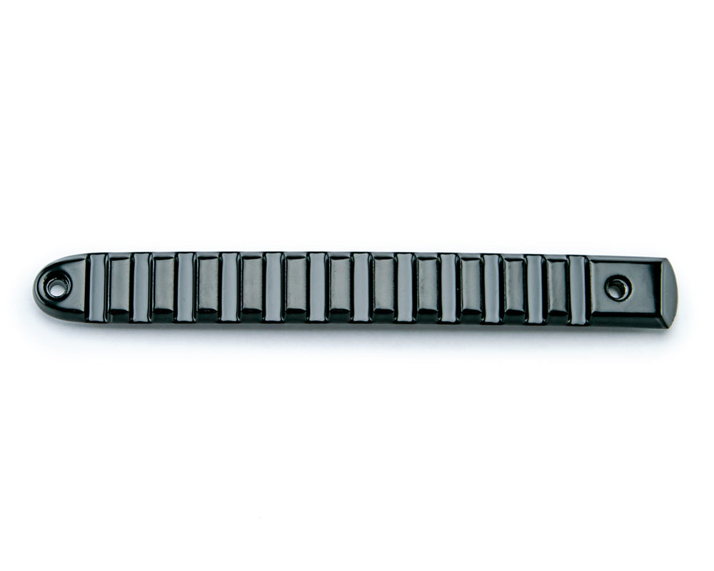07-18 Jeep JK 2-Door Black Rail Style Door Handle Insert; 3-Pieces by DV8 Offroad