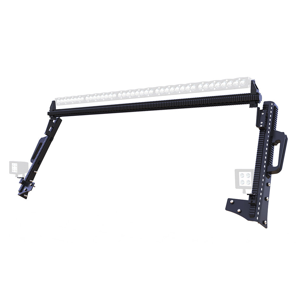 18-21 Jeep Wrangler JL Roof Rail Mounted System by DV8 Offroad