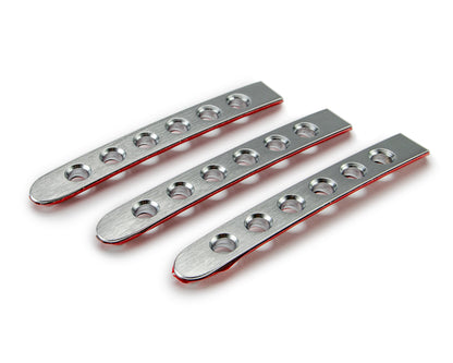 07-18 Jeep JK 2-Door Aluminum Door Handle Insert; 3-Pieces by DV8 Offroad