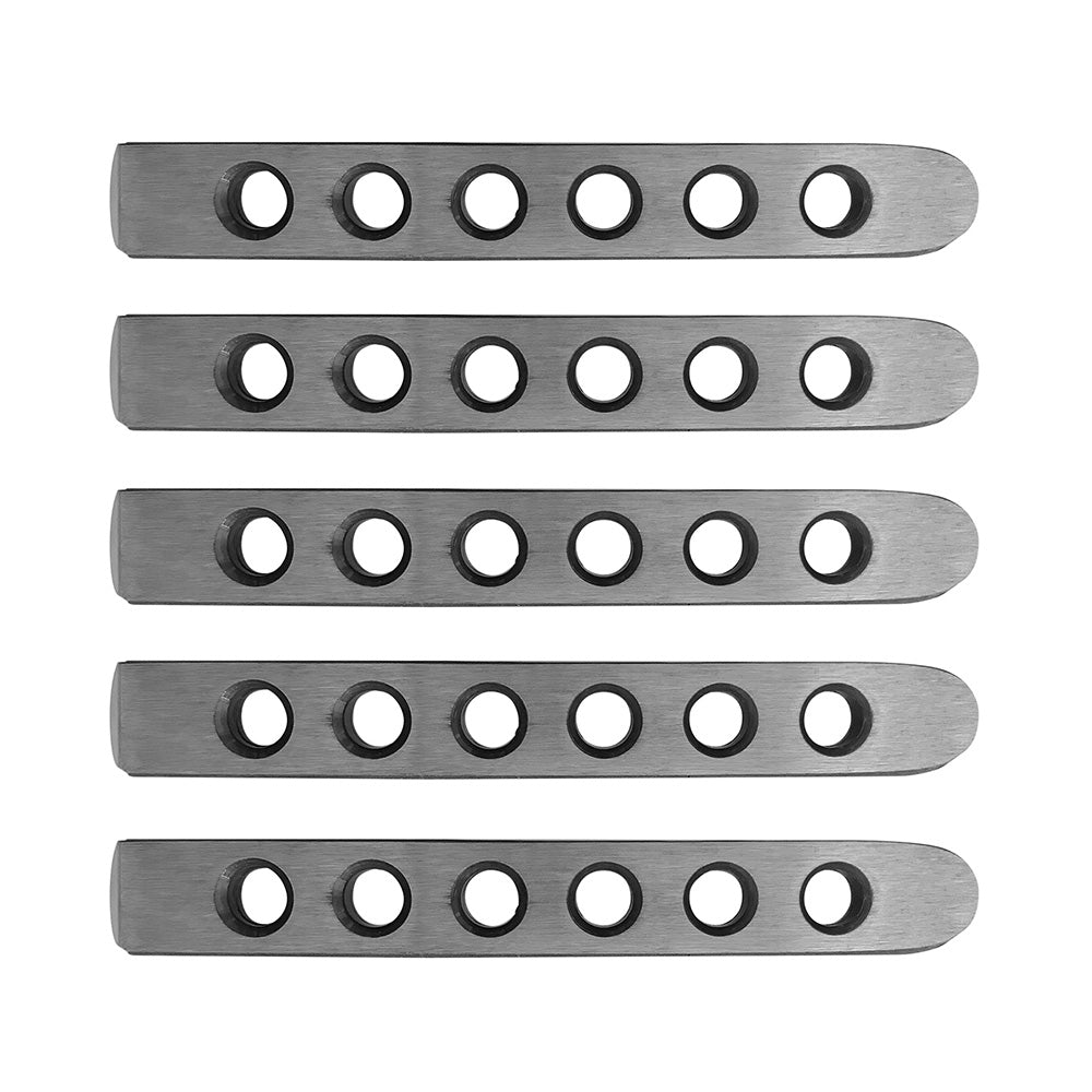 07-18 Jeep JK 4-Door Aluminum Door Handle Insert; 5-Pieces by DV8 Offroad