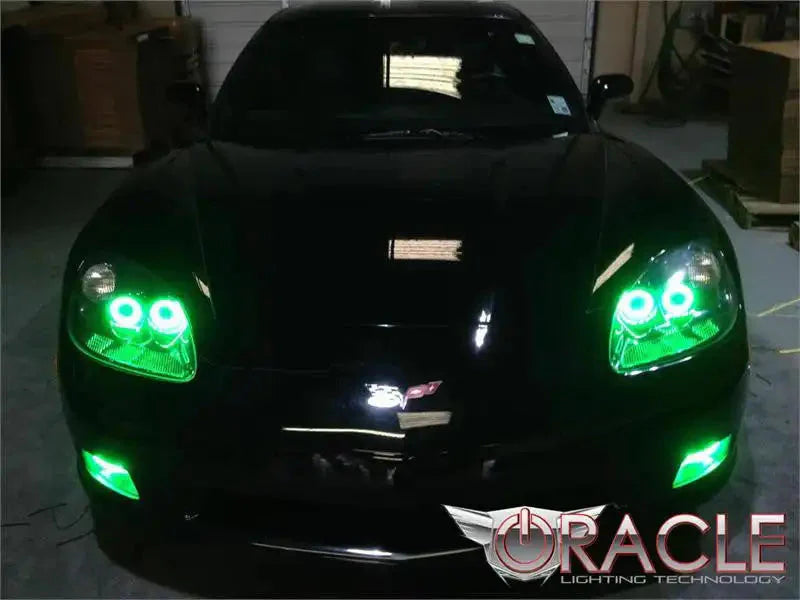 ORACLE Lighting 2005-2013 Chevrolet Corvette C6 LED Fog Light Halo Kit by ORACLE Lighting