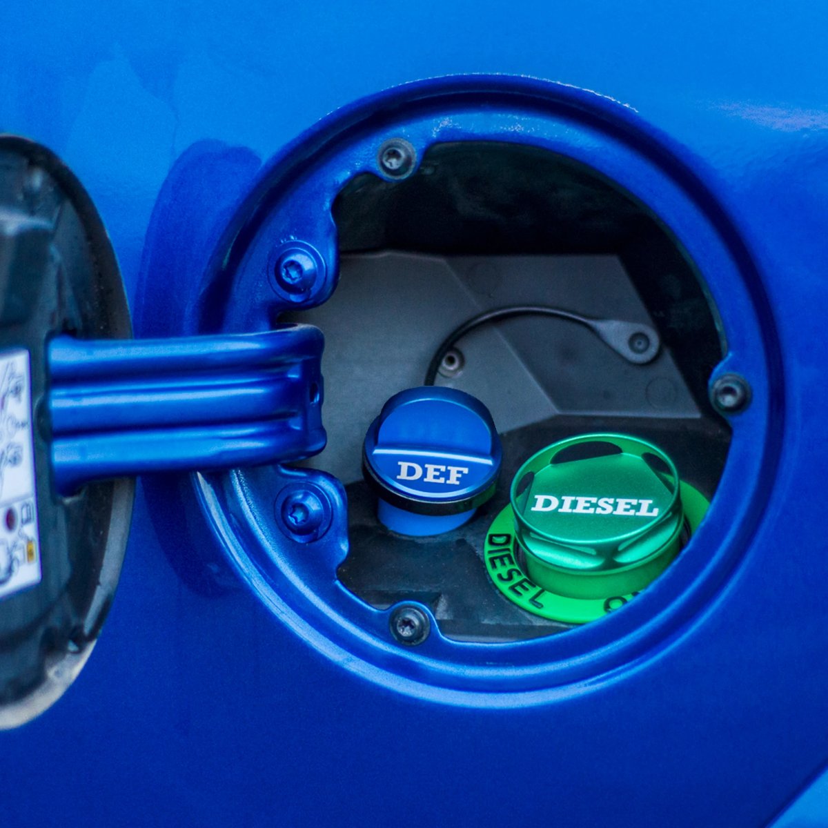MAGNETIC FUEL CAP & DEF CAP FOR DODGE RAM by Ronin Factory