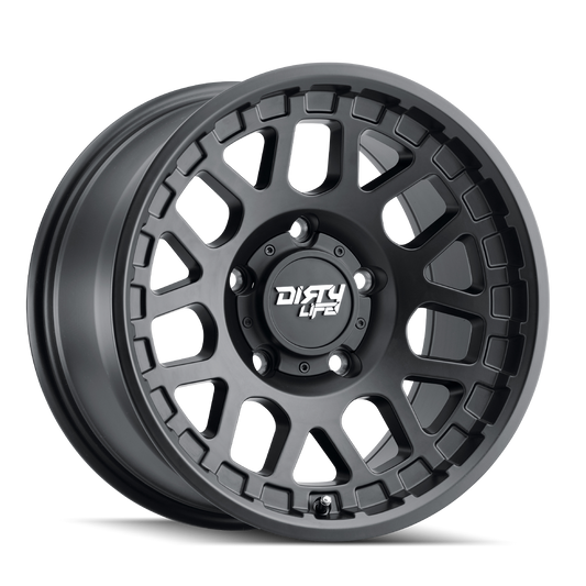 DIRTY LIFE MESA 9306 MATTE BLACK 17X9 6-139.7 -12MM 106MM by DIRTY LIFE