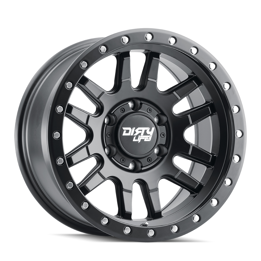 DIRTY LIFE CANYON PRO 9309 SATIN BLACK 17X9 6-139.7 -12MM 106MM by DIRTY LIFE