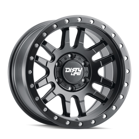 DIRTY LIFE CANYON PRO 9309 SATIN BLACK 17X9 6-139.7 -12MM 106MM by DIRTY LIFE