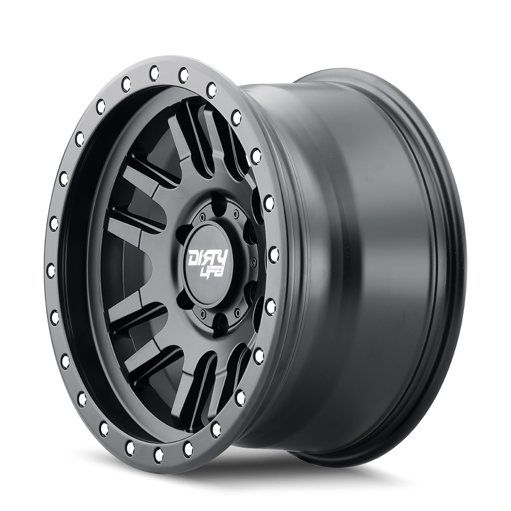DIRTY LIFE CANYON PRO 9309 SATIN BLACK 17X9 6-139.7 -12MM 106MM by DIRTY LIFE