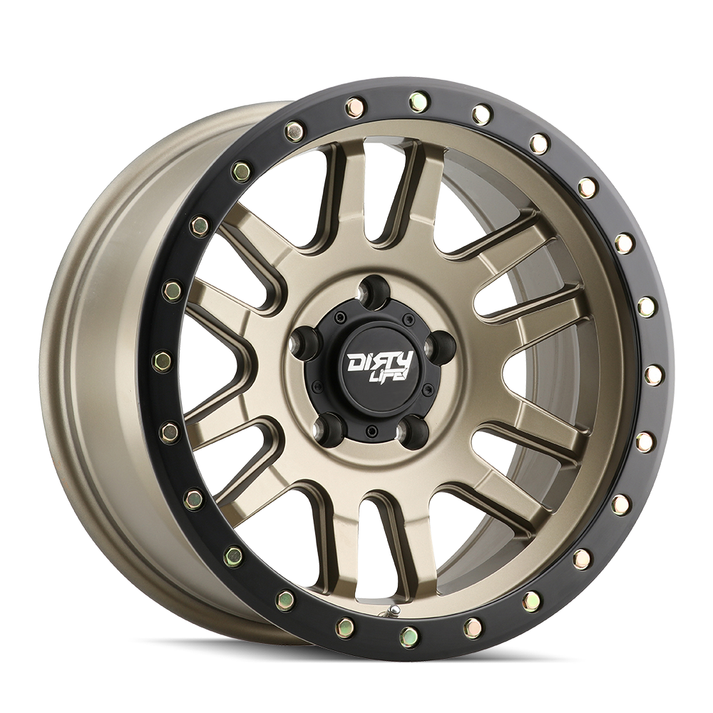 DIRTY LIFE CANYON PRO 9309 SATIN GOLD 17X9 6-139.7 -12MM 106MM by DIRTY LIFE