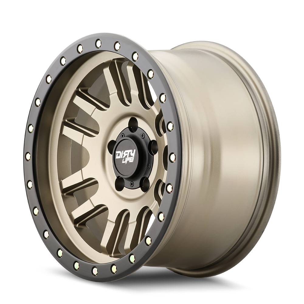 DIRTY LIFE CANYON PRO 9309 SATIN GOLD 17X9 6-139.7 -12MM 106MM by DIRTY LIFE