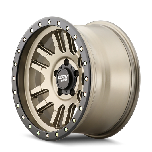 DIRTY LIFE CANYON PRO 9309 SATIN GOLD 17X9 6-139.7 -12MM 106MM by DIRTY LIFE