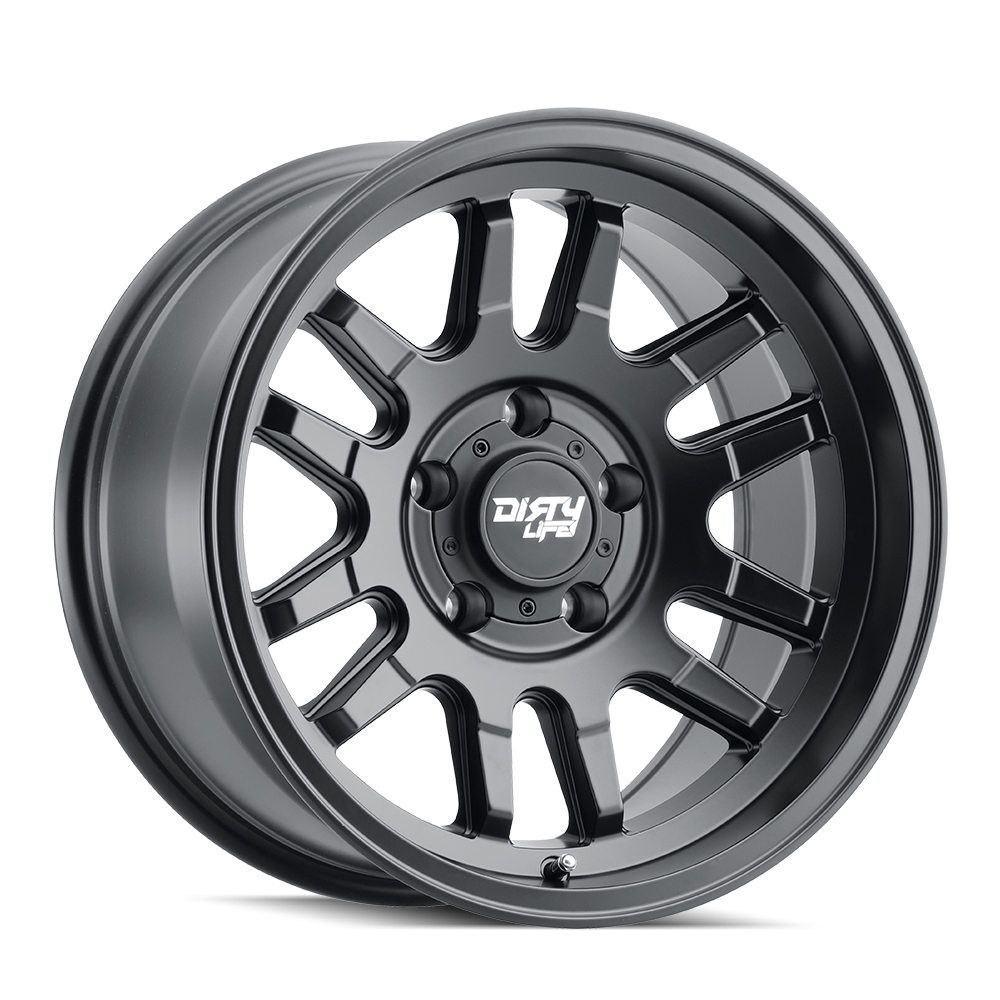 DIRTY LIFE CANYON 9310 MATTE BLACK 17X9 6-139.7 -12MM 106MM by DIRTY LIFE
