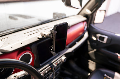 Tailored fit to the Jeep dash with a direct bolt on design. by DV8 Offroad