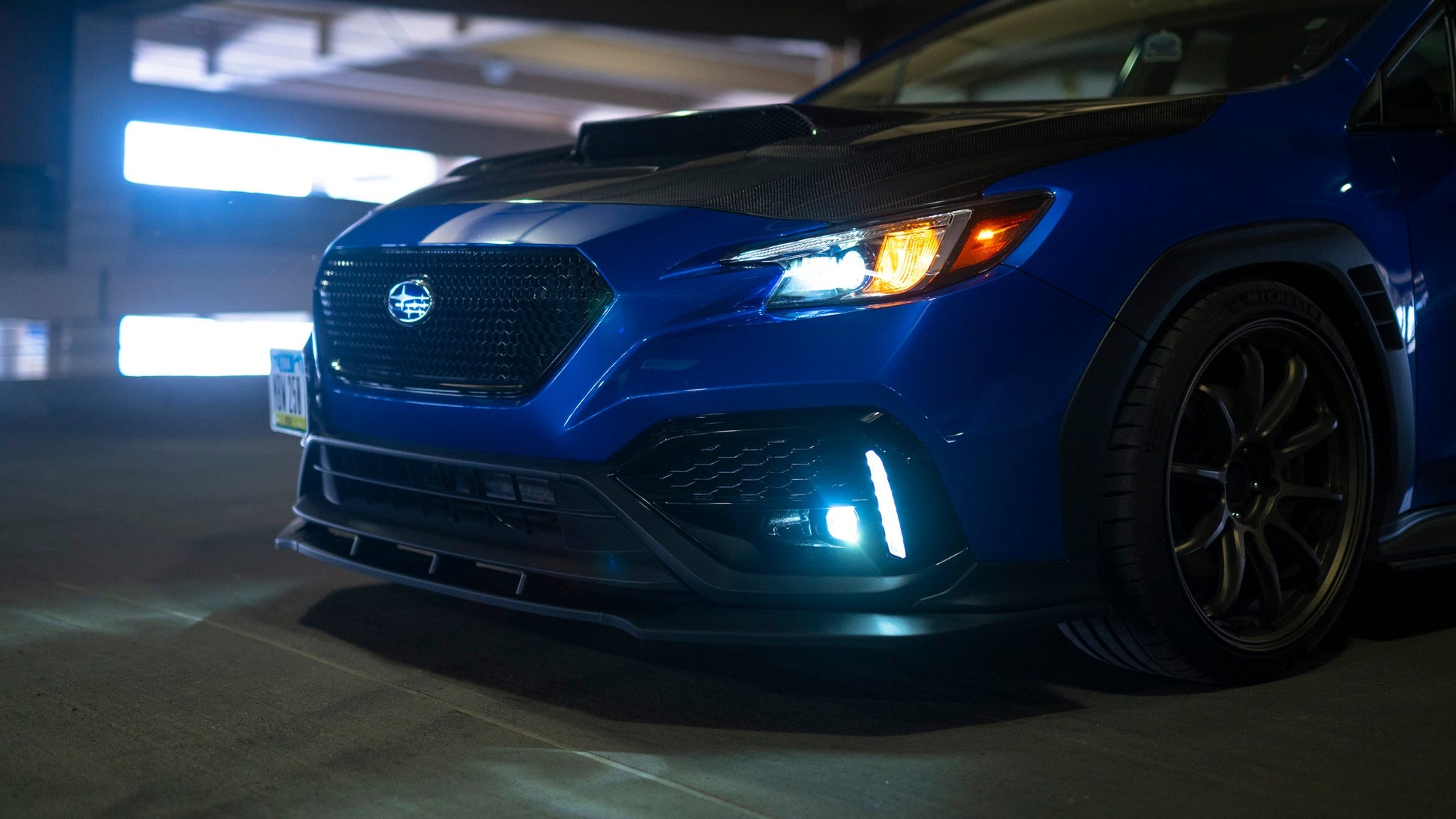OLM RD1 Style 3 Piece Matte Black ABS Front Lip - 2022+ WRX by OLM