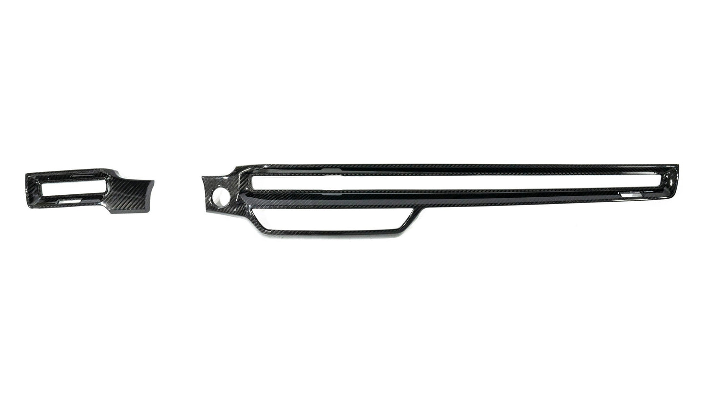OLM LE Carbon Fiber Interior Dash Cover (2pc) - 2022+ FL Honda Civic / FL5 Type R by OLM