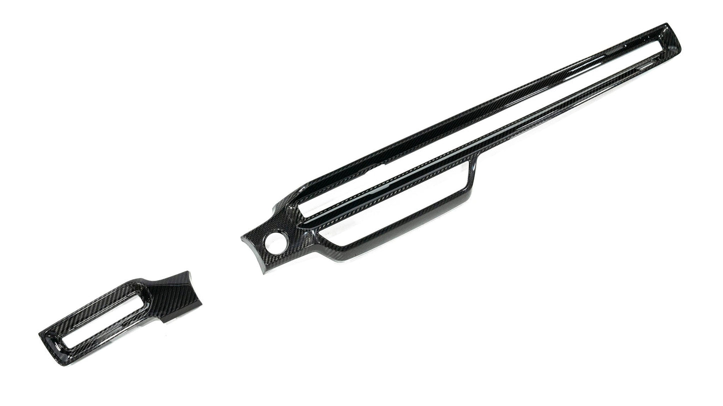 OLM LE Carbon Fiber Interior Dash Cover (2pc) - 2022+ FL Honda Civic / FL5 Type R by OLM
