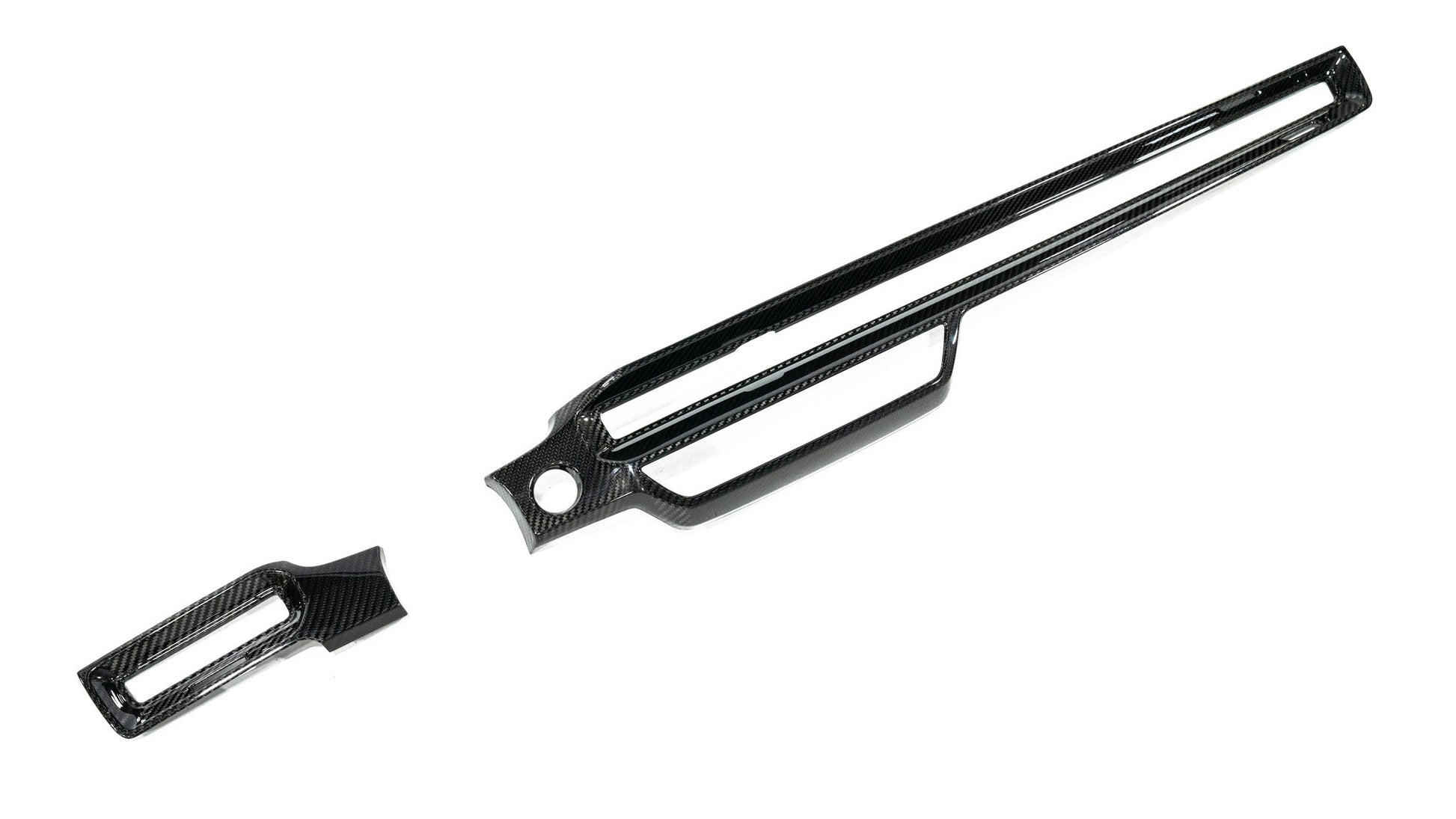 OLM LE Carbon Fiber Interior Dash Cover (2pc) - 2022+ FL Honda Civic / FL5 Type R by OLM