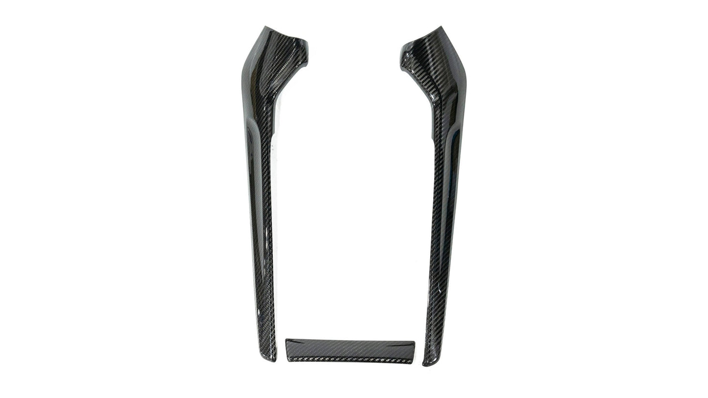 OLM LE Carbon Fiber Shift Panel Side Covers (3pc) - 2023+ Honda Civic FL5 Type R by OLM