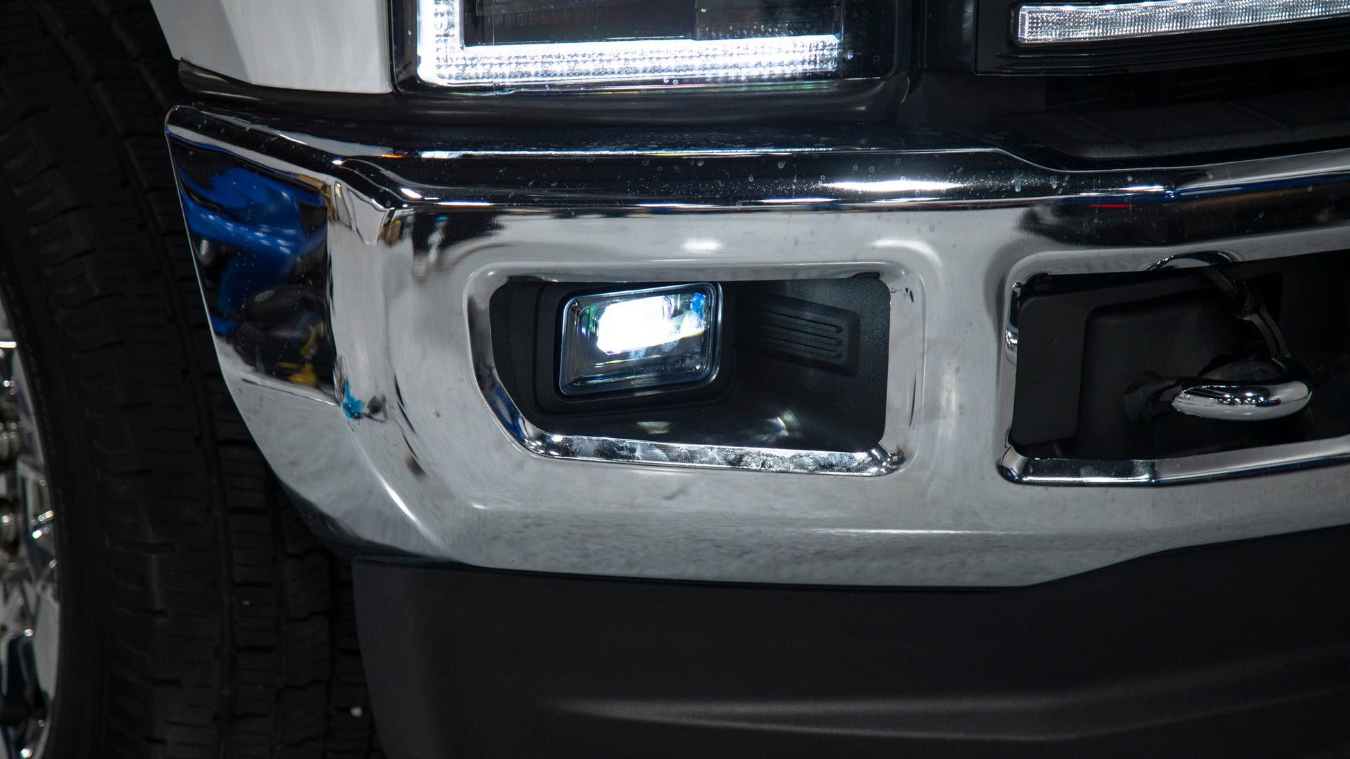 2015-2020 F150 / 2017-2022 F250 F350 LED Fog Lights w/Black Housing - OLM by MYX Automotive