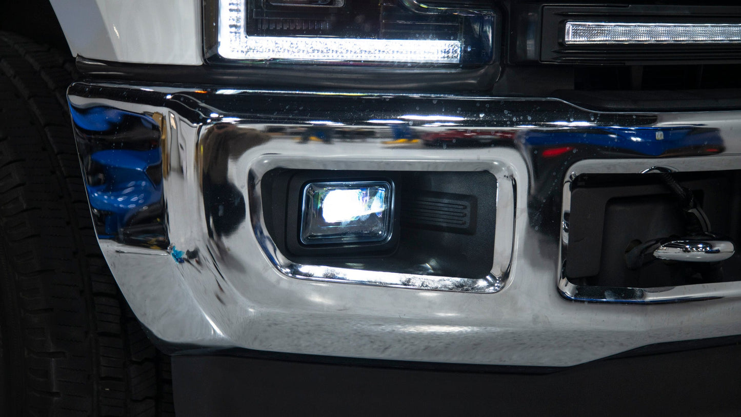 2015-2020 F150 / 2017-2022 F250 F350 LED Fog Lights w/Black Housing - OLM by MYX Automotive