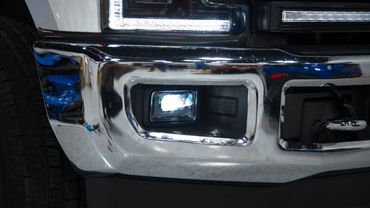 2015-2020 F150 / 2017-2022 F250 F350 LED Fog Lights w/Black Housing - OLM by MYX Automotive