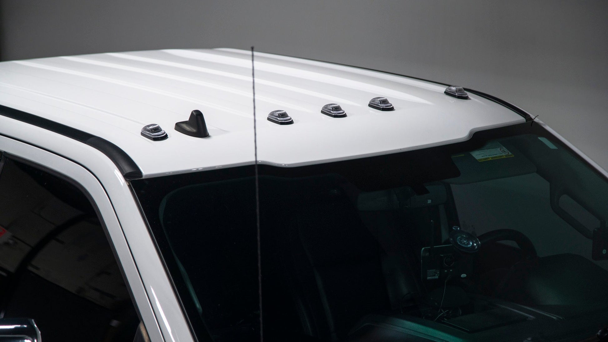 OLM Cab Light Replacement Set (Clear Lens/Amber Light) - 2017-2022 Ford Super Duty F250/F350 by OLM