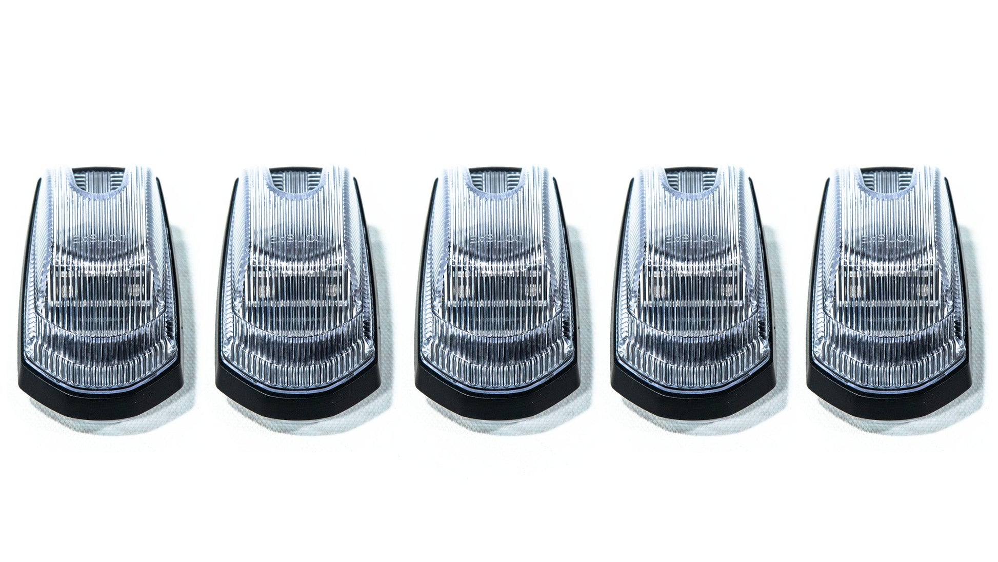 OLM Cab Light Replacement Set (Clear Lens/Amber Light) - 2017-2022 Ford Super Duty F250/F350 by OLM