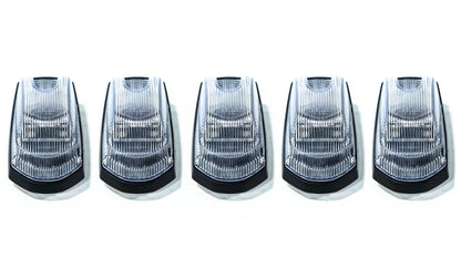 OLM Cab Light Replacement Set (Clear Lens/Amber Light) - 2017-2022 Ford Super Duty F250/F350 by OLM
