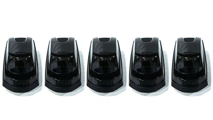 OLM Cab Light Replacement Set (Smoke Lens/Amber Light) - 2017-2022 Ford Super Duty F250/F350 by OLM