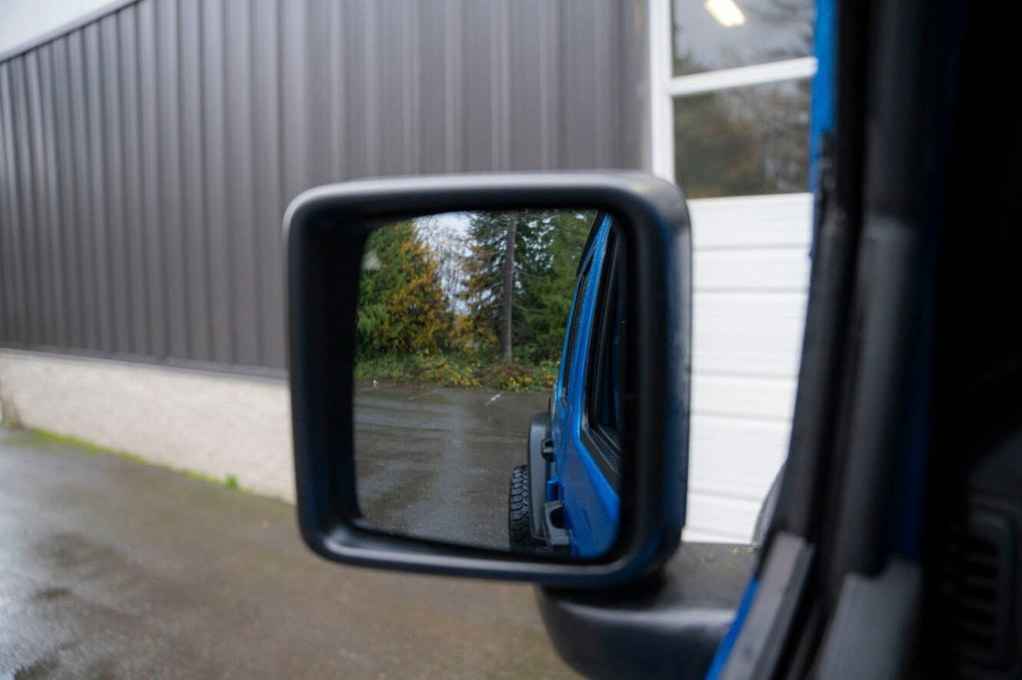 OLM Convex Mirrors with Defrosters and BSM (Chrome) - 2018+ Wrangler by OLM