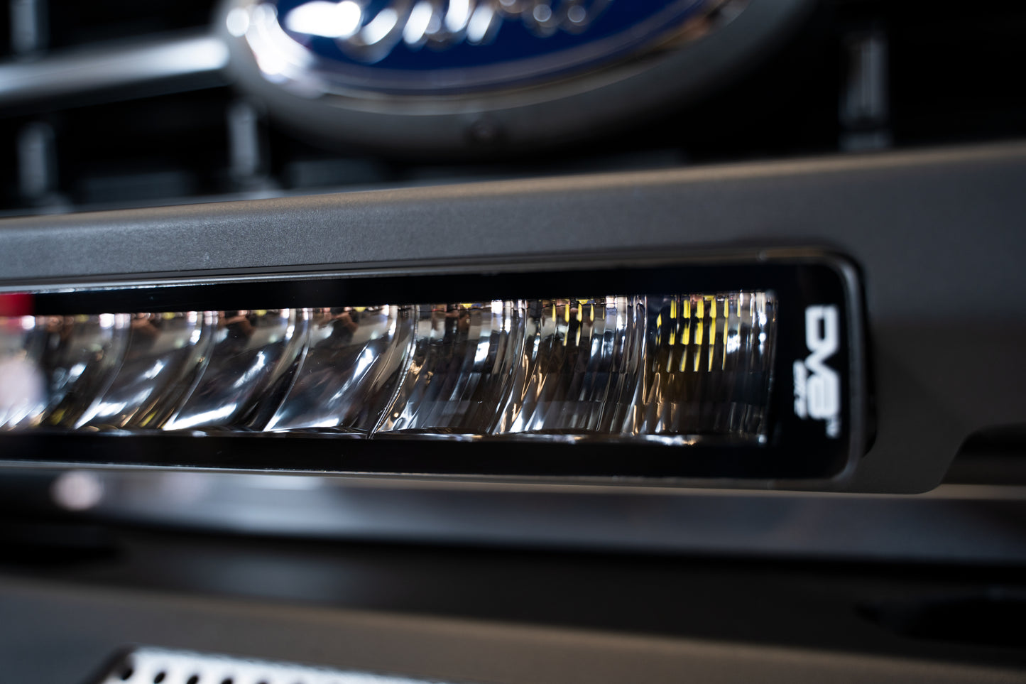UNVL 13in. HIGH PROFILE LED LIGHT BAR w/ FLOOD/SPOT COMBO PATTERN/SIDE MOUNTS by DV8 Offroad