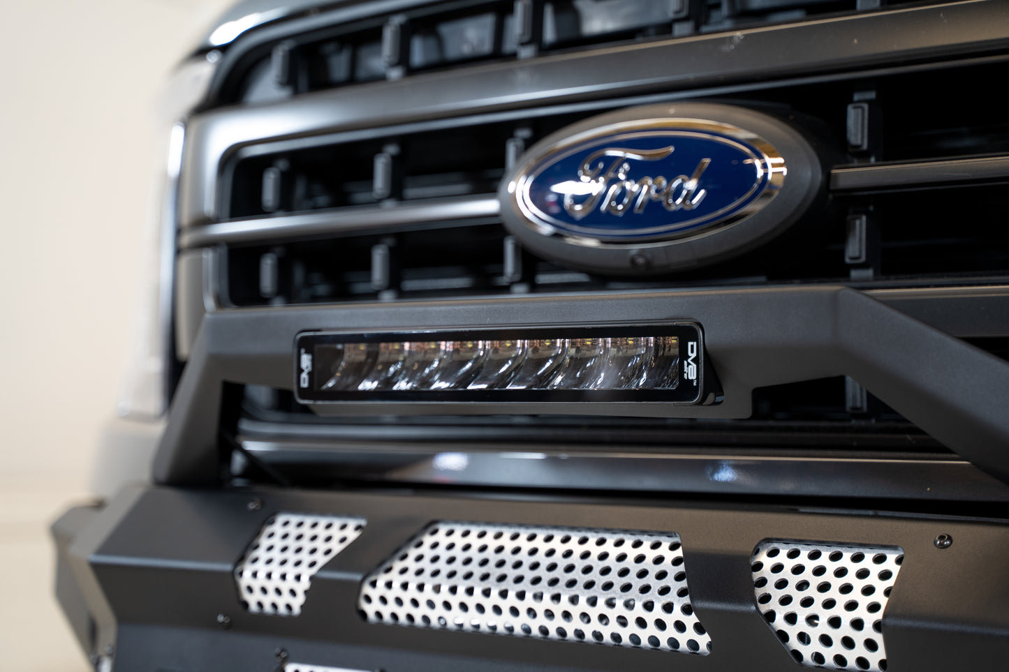 UNVL 13in. HIGH PROFILE LED LIGHT BAR w/ FLOOD/SPOT COMBO PATTERN/SIDE MOUNTS by DV8 Offroad