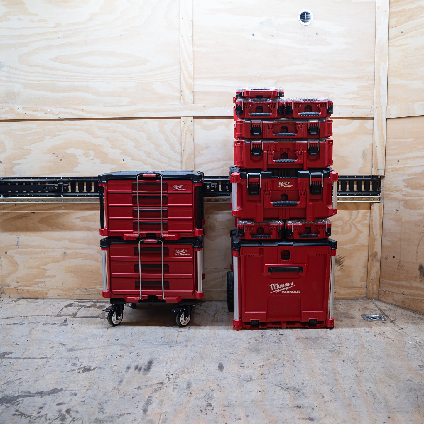Stack Lock - Mount Compatible with Milwaukee Packout Organizers by Integral Truck