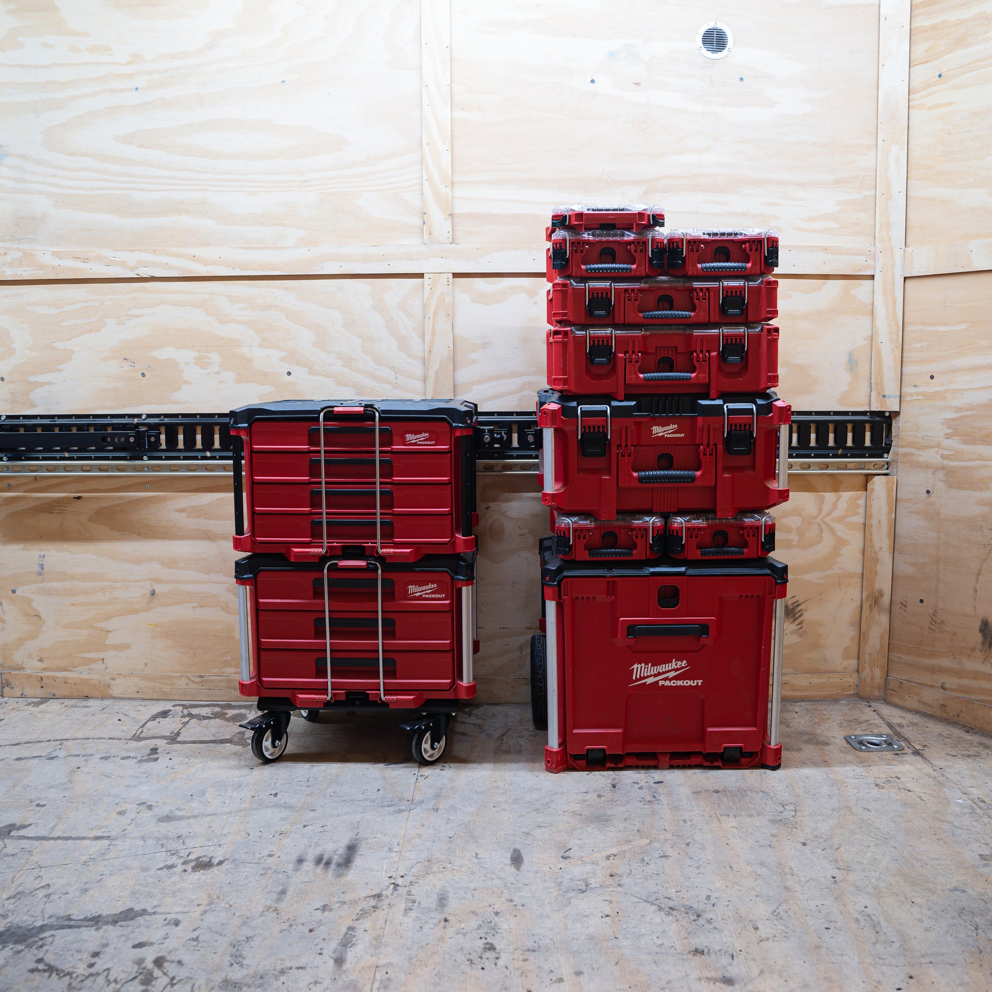 Stack Lock - Mount Compatible with Milwaukee Packout Organizers by Integral Truck