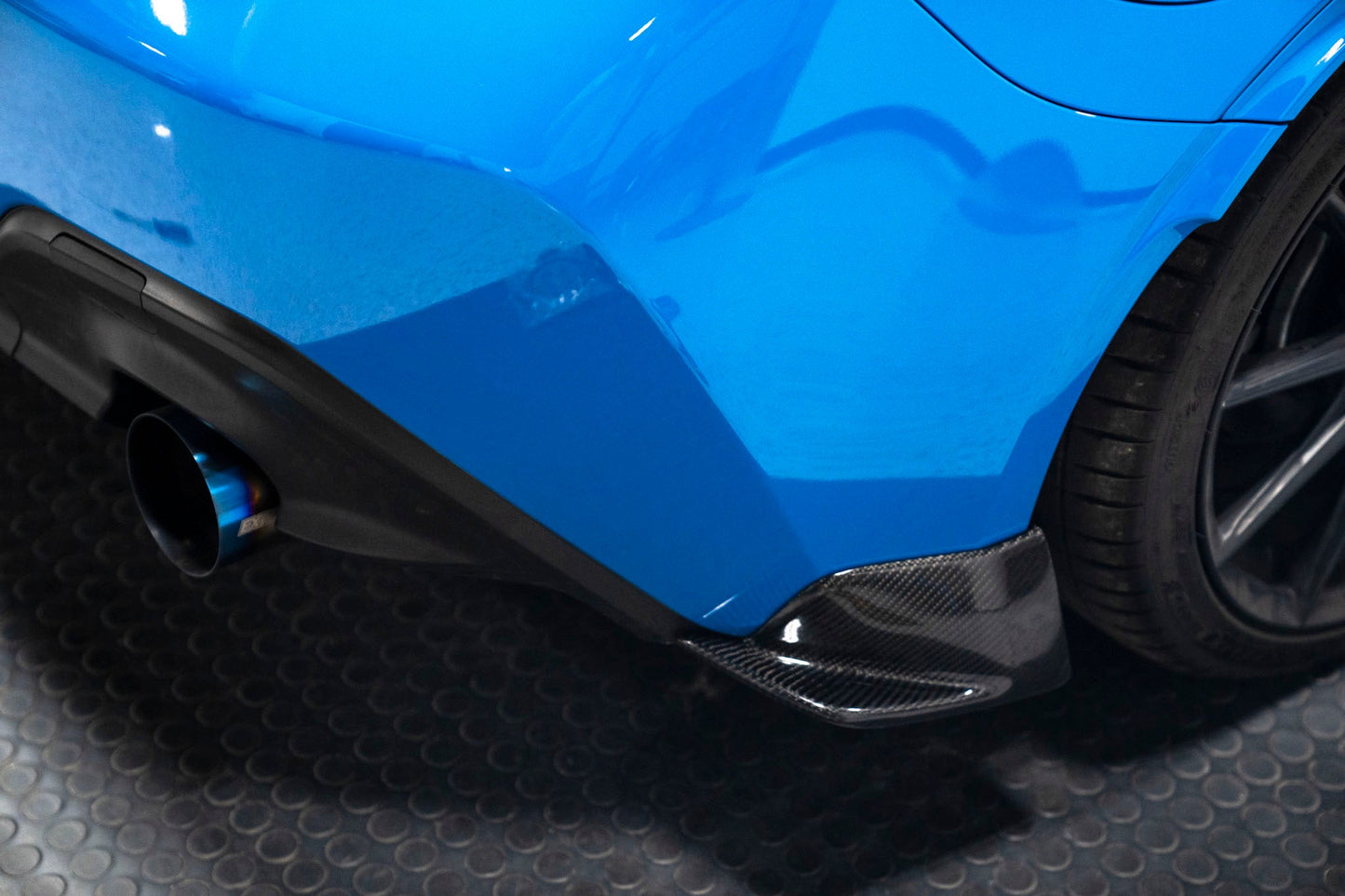 OLM Carbon Fiber CS Style Rear Bumper Lips - 2022+ GR86 / BRZ by MYX Automotive