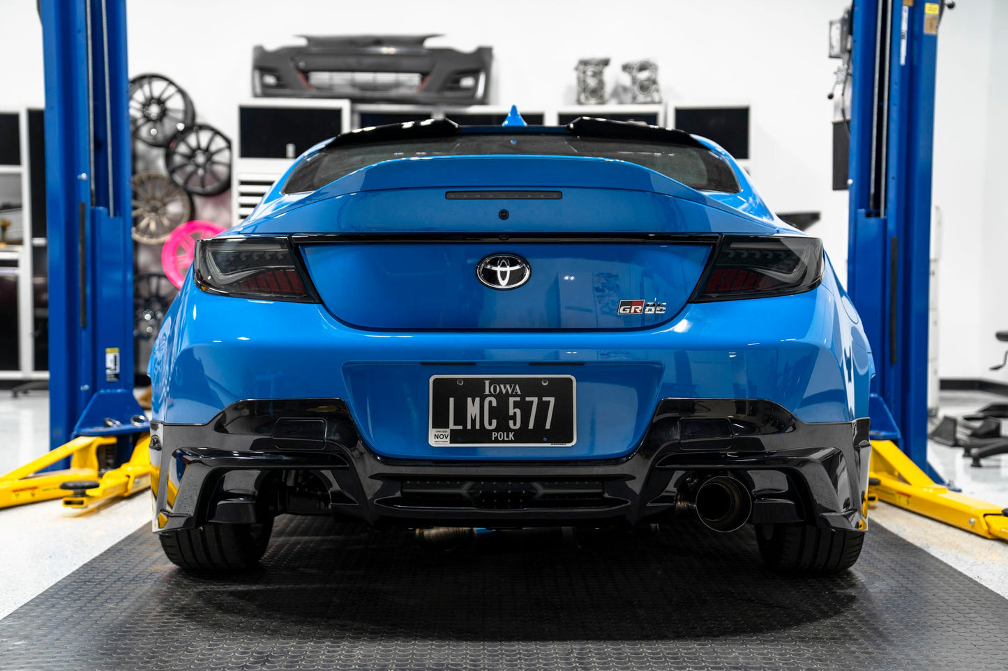 OLM TR Style Rear Bumper Lip (Unpainted) - 2022+ GR86 / BRZ by OLM