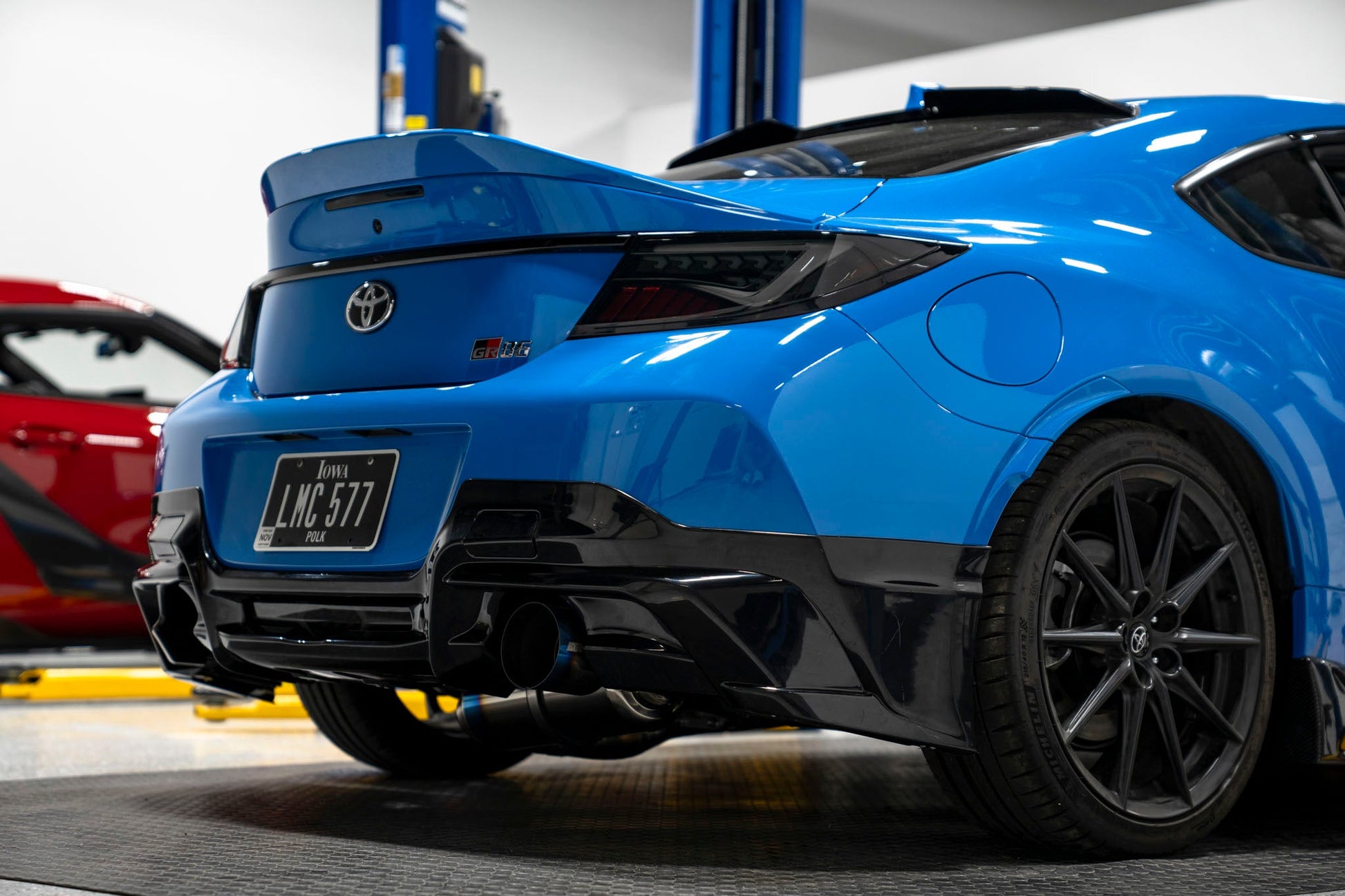 OLM TR Style Rear Bumper Lip (Unpainted) - 2022+ GR86 / BRZ by OLM