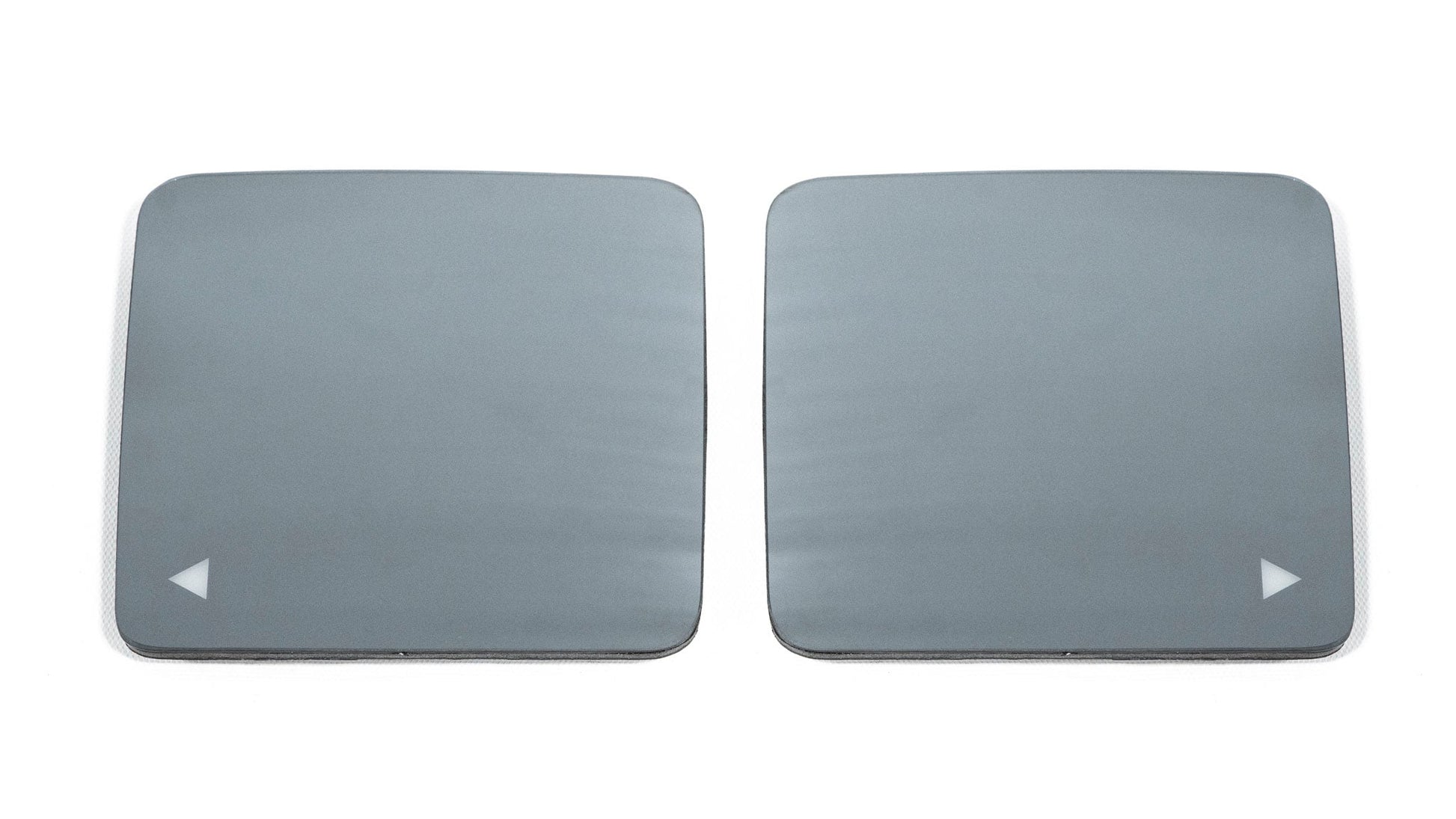 OLM Convex Mirrors with Defrosters and BSM (Chrome) - 2018+ Wrangler by OLM
