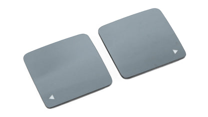 OLM Convex Mirrors with Defrosters and BSM (Chrome) - 2018+ Wrangler by OLM