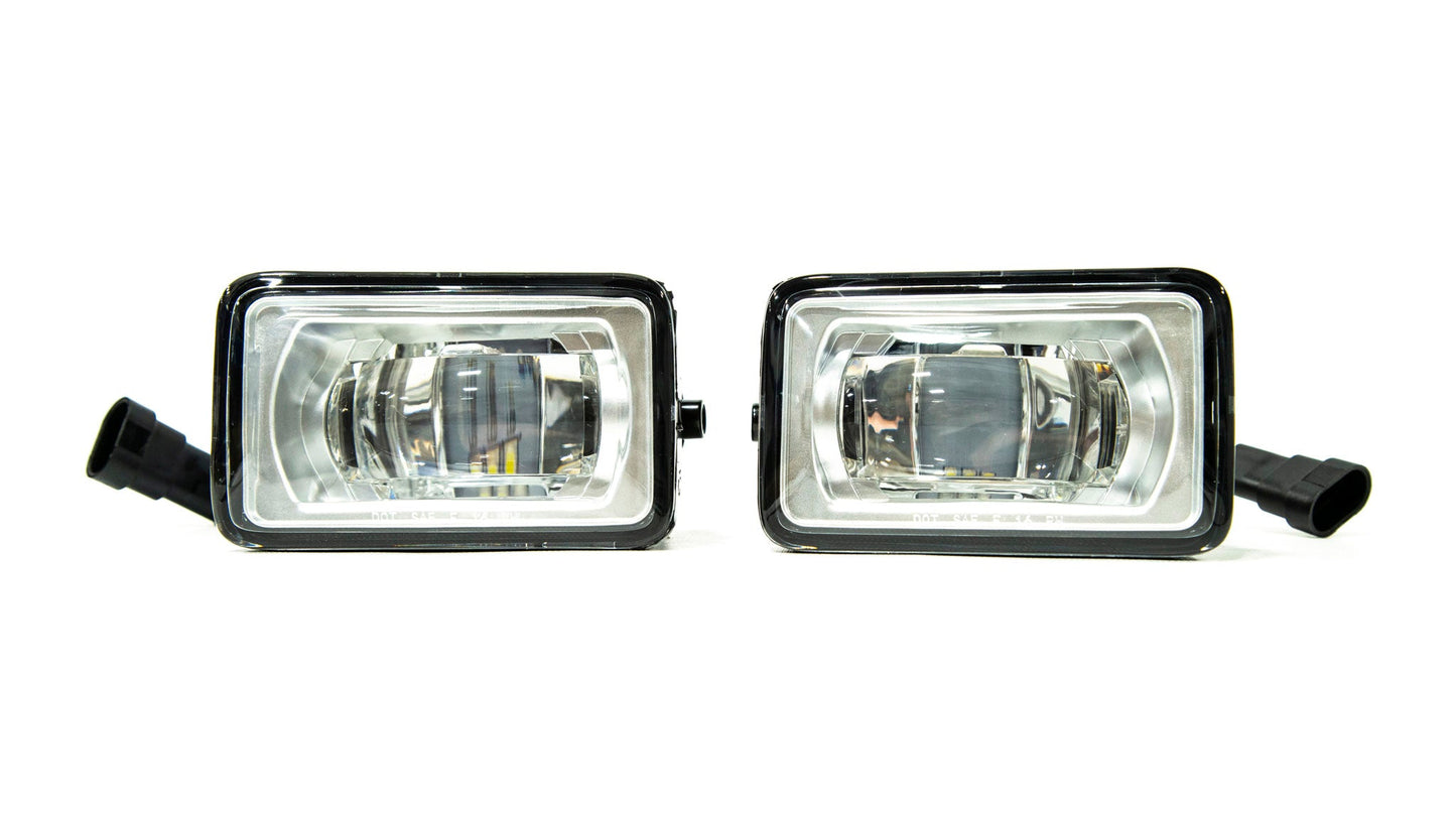 OLM Select Line LED Fog Lights (Chrome) - 15-20 Ford F150 17-22 F250/F350 by MYX Automotive