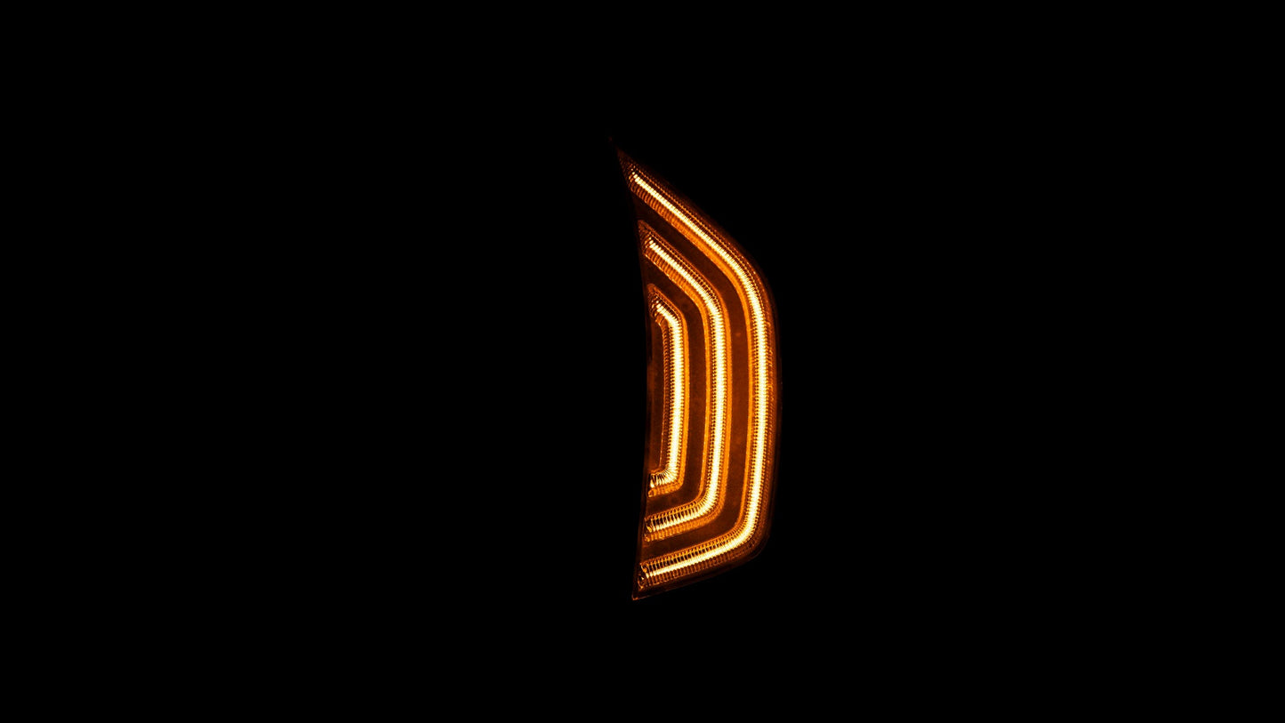 OLM LED Fender Vent Sequential Sidemarkers - 2018+ Jeep Wrangler by OLM