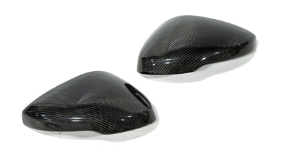 OLM Full Replacement Carbon Fiber Mirror Covers w/Turn Signal - 2022+ Honda Civic / Type R / 2023+ Acura Integra by MYX Automotive