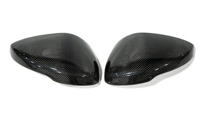 OLM Full Replacement Carbon Fiber Mirror Covers w/Turn Signal - 2022+ Honda Civic / Type R / 2023+ Acura Integra by MYX Automotive