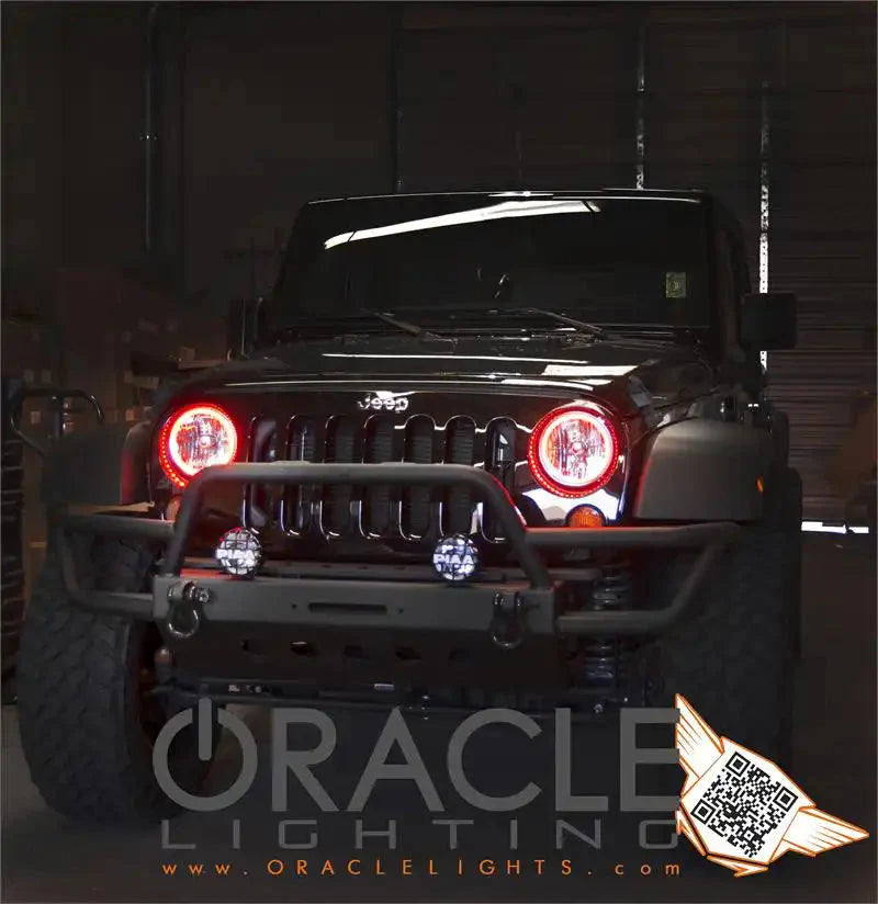 ORACLE Lighting 2007-2016 Jeep Wrangler JK Pre-Assembled Headlights by ORACLE Lighting